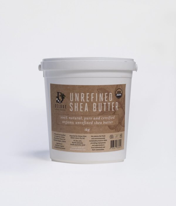 Deluxe Shea Butter® Unrefined Shea Butter 1kg Tub