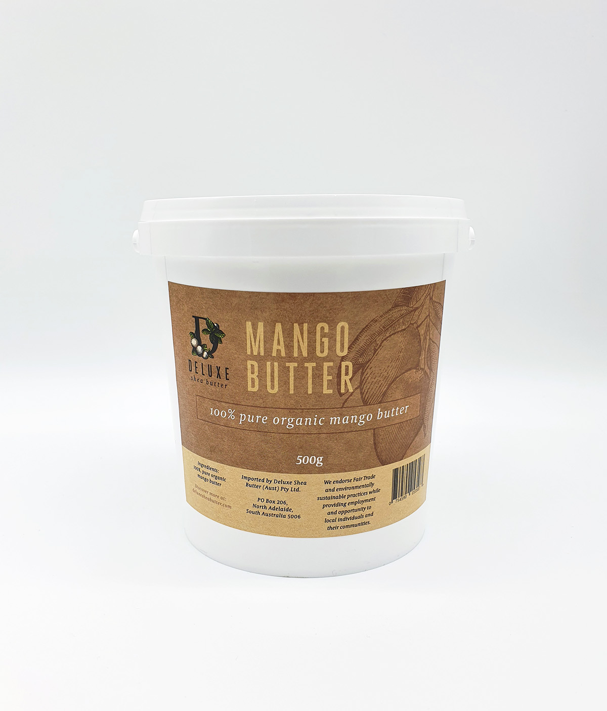 Deluxe Shea Butter® Organic Mango Butter 500g Tub